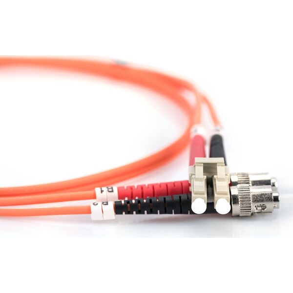 Digitus LWL Patchkabel, LC/ST MM, OM2, 50/125 µ, Duplex 10m