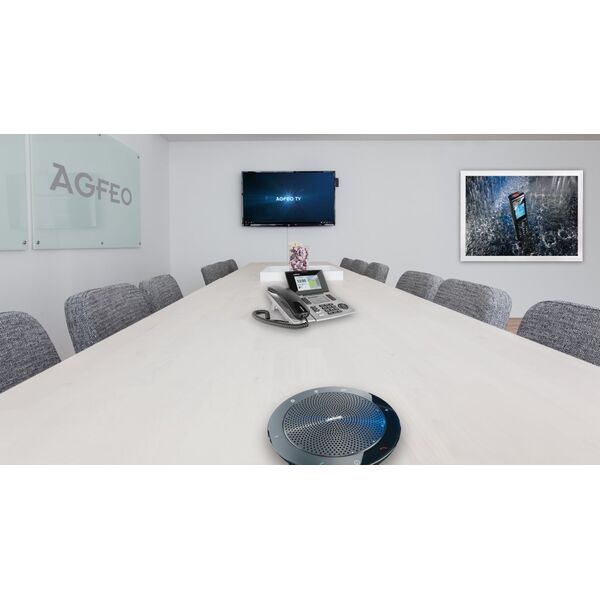 Telefon Agfeo AGFEO Systemtelefon ST56 SENSORfon silber