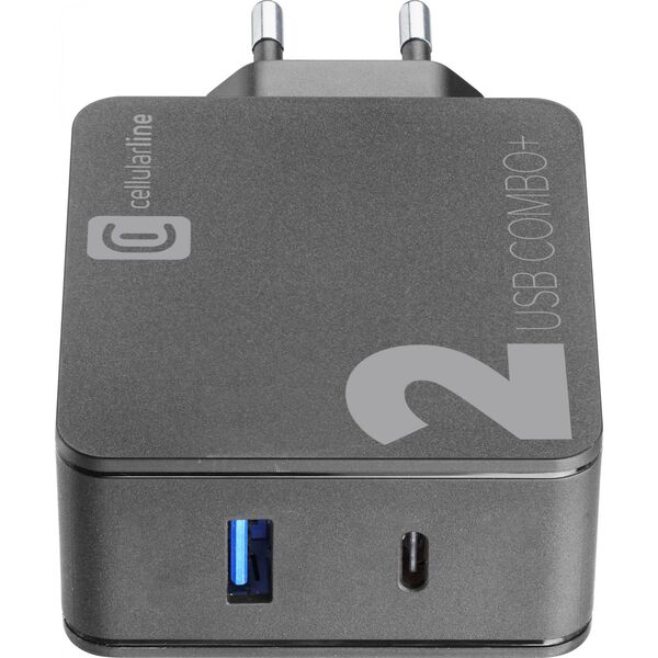 Ładowarka Cellular Line Cellularline Multipower 2 COMBO PLUS 48 W, 1xUSB-C 45W, 1xUSB