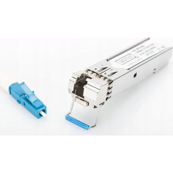 Moduł SFP Digitus 1.25 Gbps BiDi WDM SFP Modul,20km,SM,LC Simpl.,1000Base-LX,DDM