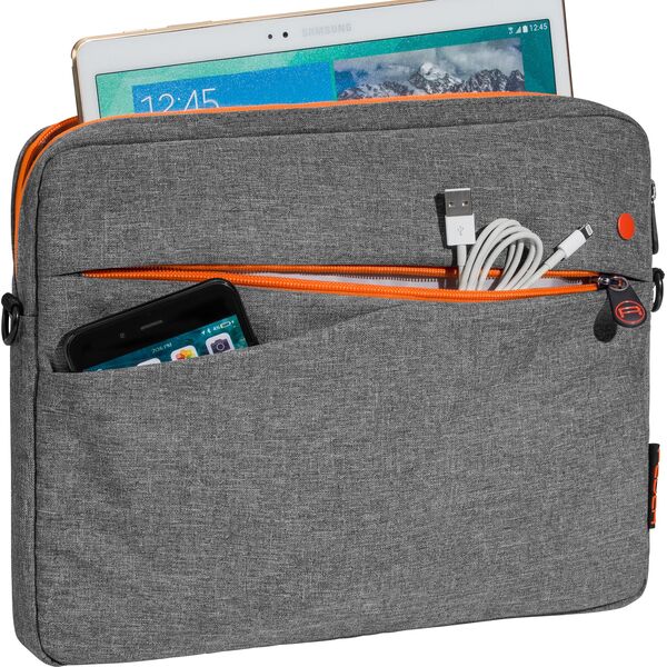 Etui na tablet Pedea PEDEA Tablettasche "Fashion" 32,8 cm (12.9''), grau/orange