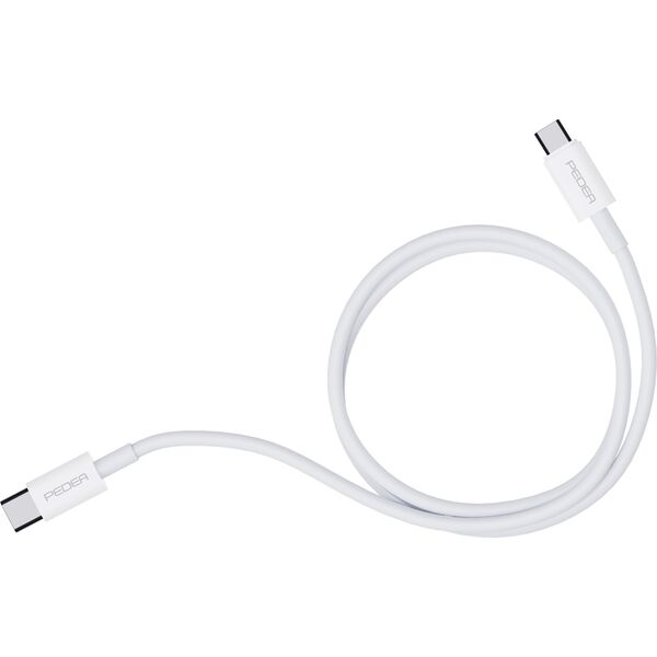 Kabel USB Pedea USB-C - USB-C 1 m Biały (60040120)