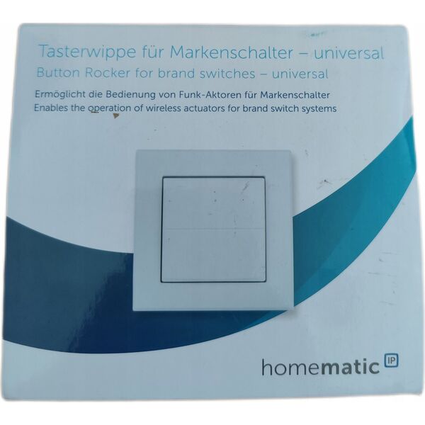 HomeMatic IP Homematic IP Tasterwippe für Markenschalter – universal