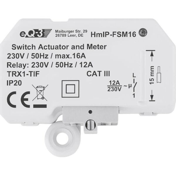 HomeMatic IP Homematic IP Schalt-Mess-Aktor (16A) - Unterputz