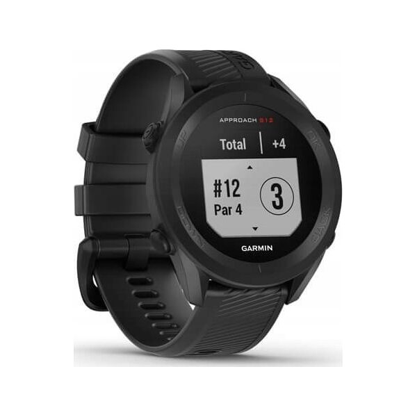 Zegarek sportowy Garmin Garmin Golf-Uhr Approach S12 Schwarz/Schwarz
