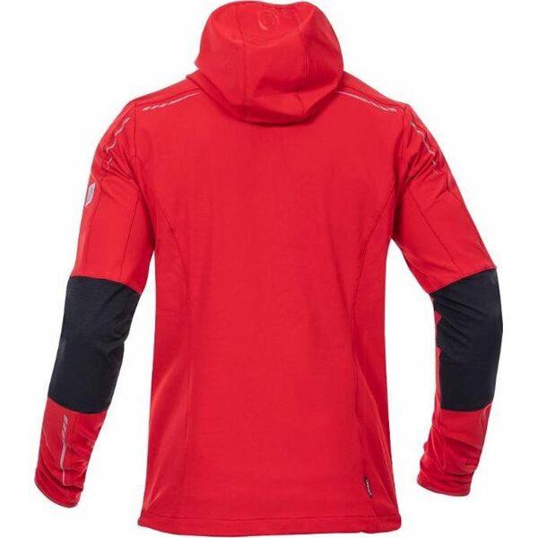 Ardon BREEFFIDRY STRETCH ARDON - męska bardzo lekka kurtka stretchowa, softshellowa, kaptur, odblaski - Ciemno-szara H5987 2XL