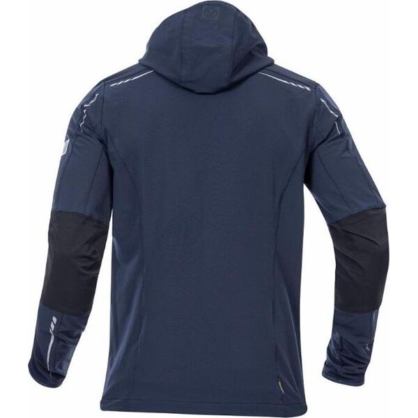 Ardon BREEFFIDRY STRETCH ARDON - męska bardzo lekka kurtka stretchowa, softshellowa, kaptur, odblaski - Ciemno-szara H5987 2XL