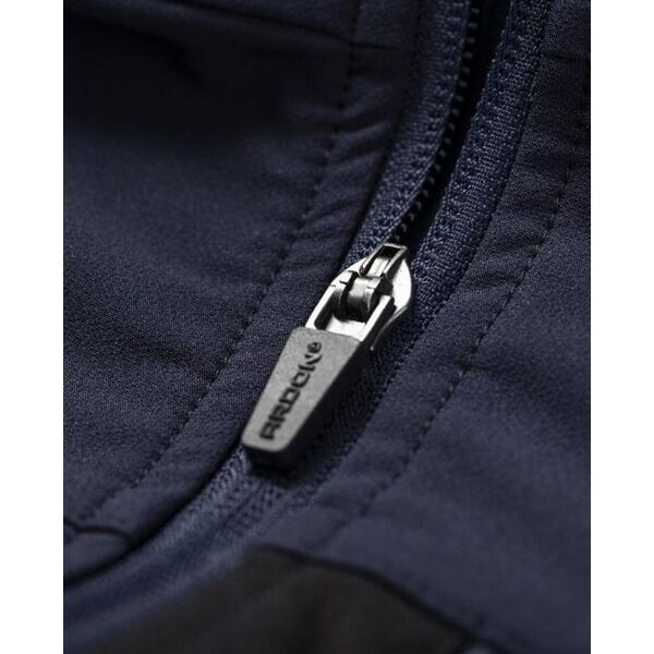 Ardon BREEFFIDRY STRETCH ARDON - męska bardzo lekka kurtka stretchowa, softshellowa, kaptur, odblaski - Ciemno-szara H5987 2XL