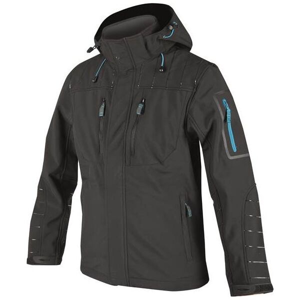 Ardon SOFTSHELL 4TECH H9315 Ardon - modna ocieplana funkcjonalna kurtka z wysokiej jakości materiału, czarna - Czarny H9315 L