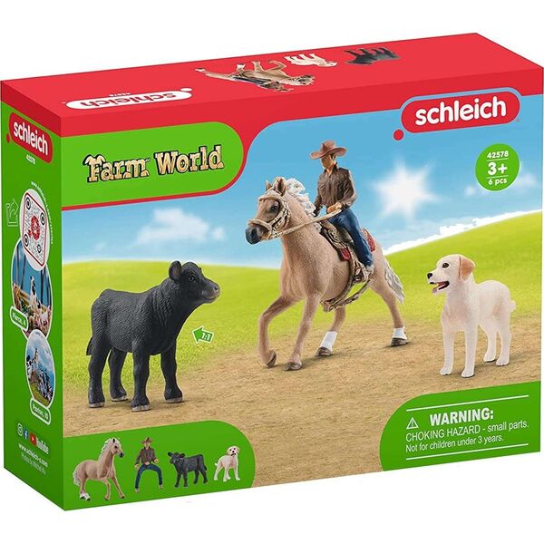 Figurka Schleich Schleich Farm World western riding, play figure