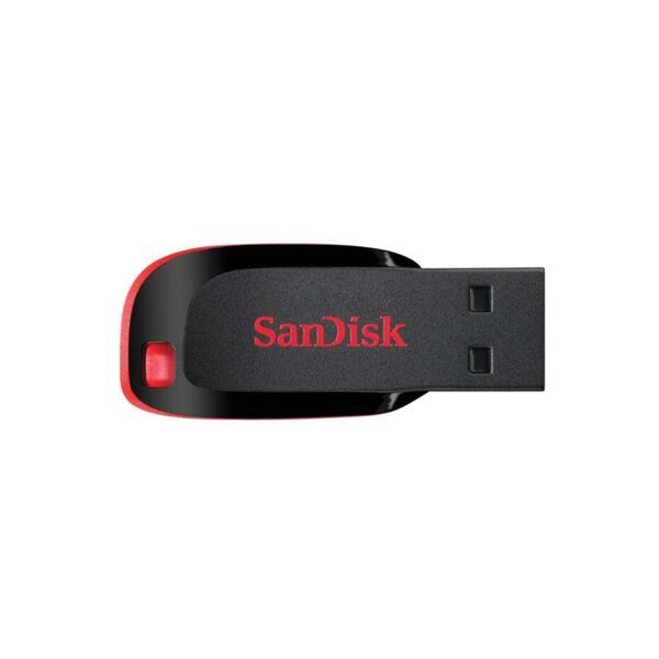 SanDisk Memory Stick 64GB, USB 2.0 - SanDisk (SDCZ50-064G-B35) - Black / Red 0619659097318 έως 12 άτοκες Δόσεις