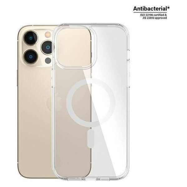 PanzerGlass Etui PanzerGlass HardCase z Magsafe i powłoką antybakteryjną do iPhone 14 Pro Max transparentne