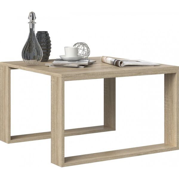 Beliani Lumarko Stolik Kawowy Ława Loft Modern Mini Dąb Sonoma!