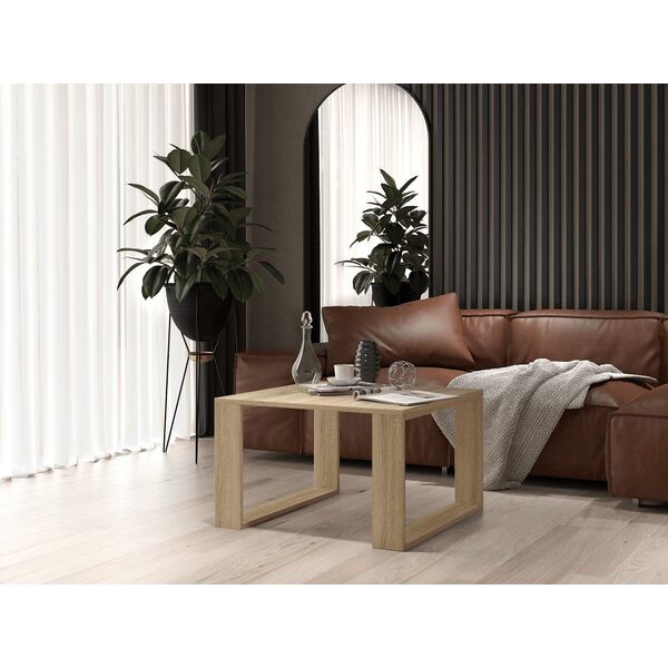 Beliani Lumarko Stolik Kawowy Ława Loft Modern Mini Dąb Sonoma!