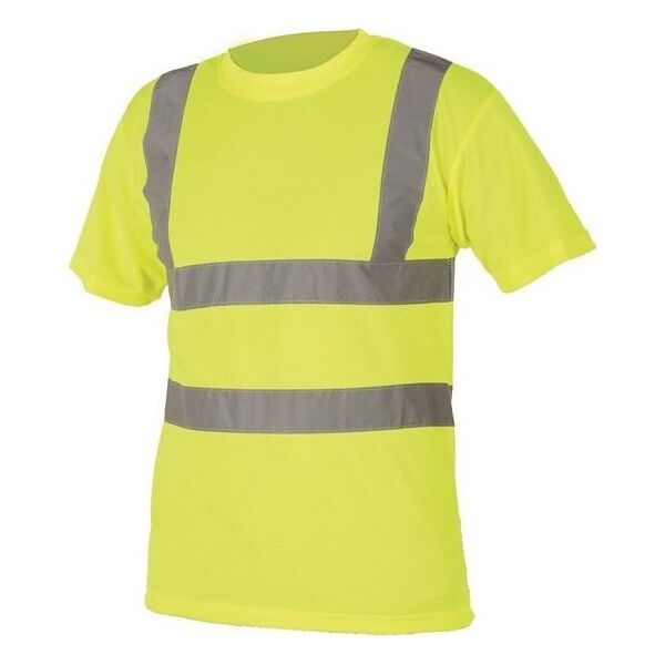 Ardon REF 101/102 - KOSZULKA Z PASAMI ODBLASKOWYMI - 55% bawełna, 45% poliester 150 g/m - Żółty H8901 2XL