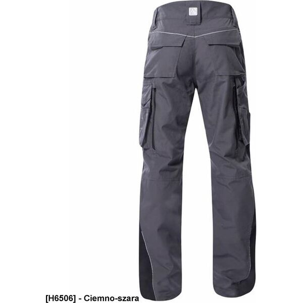 Ardon ARDON URBAN+ - spodnie do pasa 65 % poliester, 35 % bawełna, canvas, ok. 270 g/m Tabiflex - stretch, 11 kieszeni + na - Ciemno 56