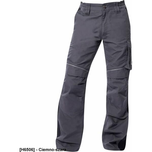 Ardon ARDON URBAN+ - spodnie do pasa 65 % poliester, 35 % bawełna, canvas, ok. 270 g/m Tabiflex - stretch, 11 kieszeni + na - Ciemno 50