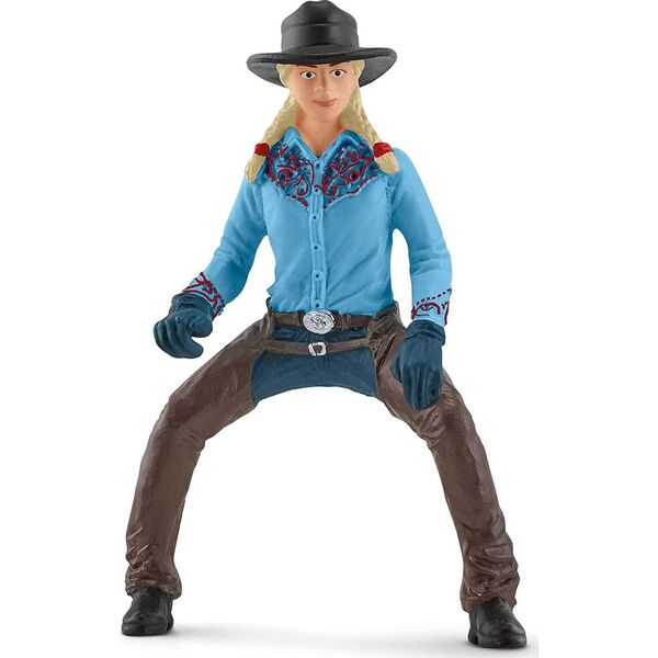 Figurka Schleich Schleich Farm World Team Roping with Cowgirl, play figure