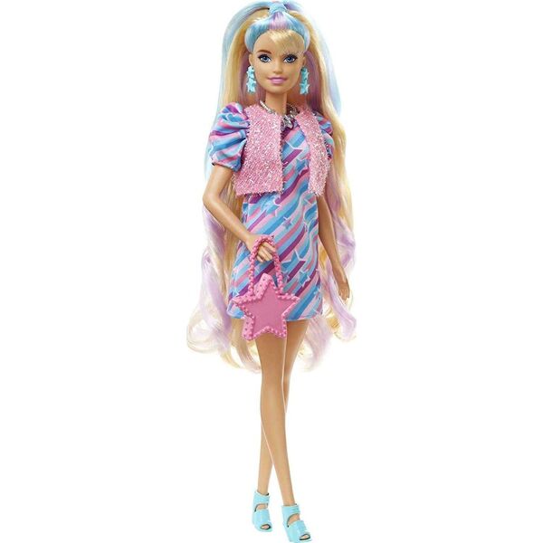 Lalka Barbie Mattel Totally Hair Gwiazdki (HCM87/HCM88)