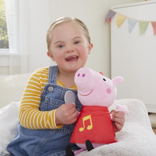 Hasbro Hasbro Peppa Pig Grunt With Me Peppa Cuddly Toy (pink/red)