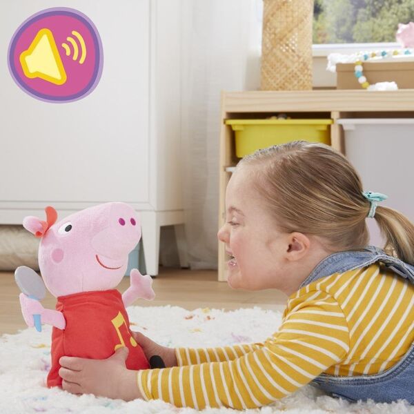 Hasbro Hasbro Peppa Pig Grunt With Me Peppa Cuddly Toy (pink/red)
