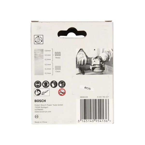 Bosch Bosch X-LOCK cup brush Heavy for Metal 75mm, knotted (O 75mm, 0.5mm wire)