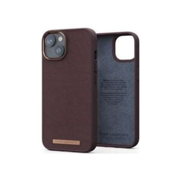 Njord by Elements Njord by Elements Etui do iPhone 14 Plus Dark Brown z prawdziwej skóry