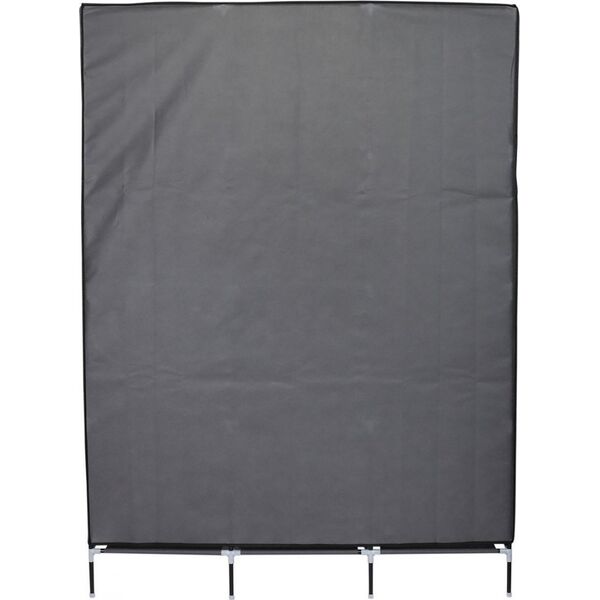 Saska Garden GARDEROBA SZAFA TEKSTYLNA 127X45X172 CM CIEMNOSZARA