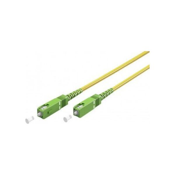 Goobay Kabel światłowodowy (FTTH), Singlemode (OS2) Yellow, Żółty (Simplex), 25 m - Długość kabla 25 m