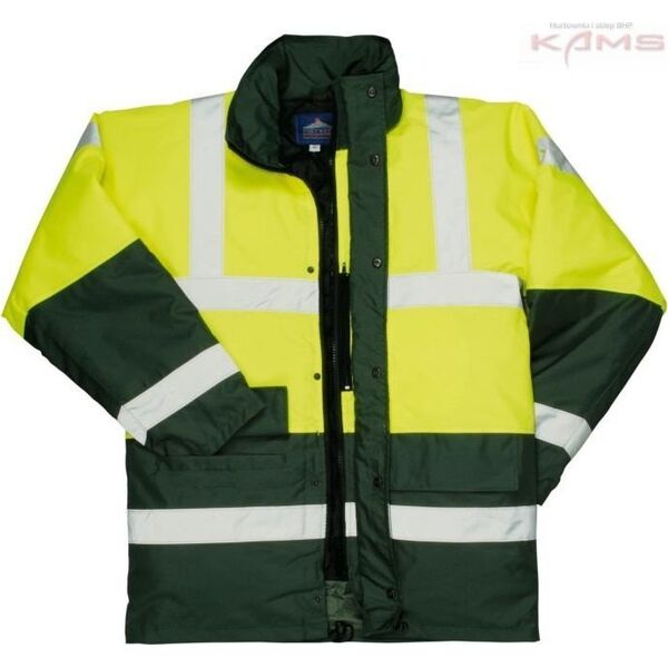 Portwest S466 Dwukolorowa kurtka ostrzegawcza - Żółto-czarny S