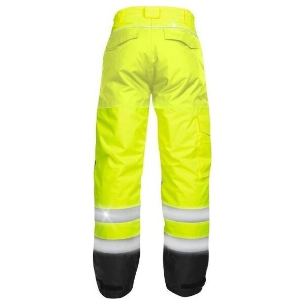 Ardon HOWARD - nieprzemakalne spodnie hi-viz z elementami odblaskowymi, 100 % poliester - Żółty H8940 XL