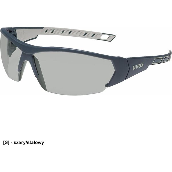 Uvex UX-OO-WORKS - transparentne okulary ochronne, filtr UV 400, niezaparowująca powłoka, klasa optyczna