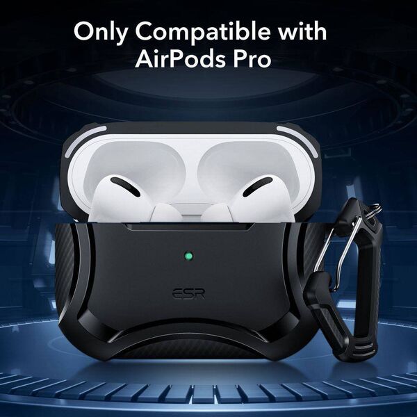ESR Etui ESR Cyber Armor Halolock MagSafe Apple AirPods 2 Pro/1 Pro Black
