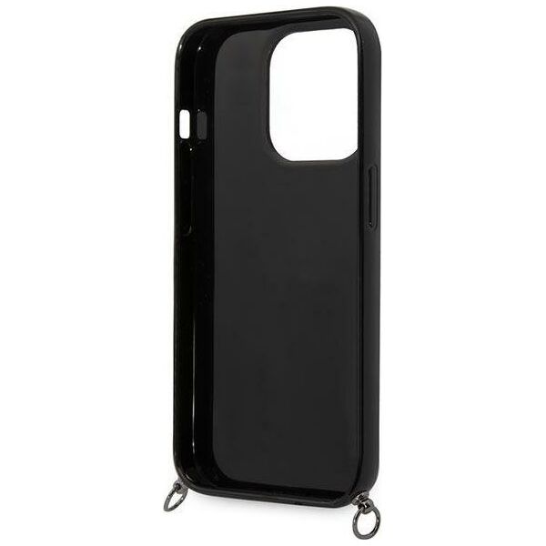 Karl Lagerfeld Etui Karl Lagerfeld KLHCP14XSTSTP Apple iPhone 14 Pro Max hardcase różowy/pink Color Stripes Strap
