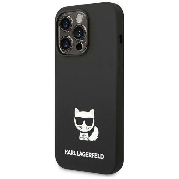 Karl Lagerfeld Etui Karl Lagerfeld KLHCP14XSLCTBK Apple iPhone 14 Pro Max hardcase czarny/black Silicone Choupette Body