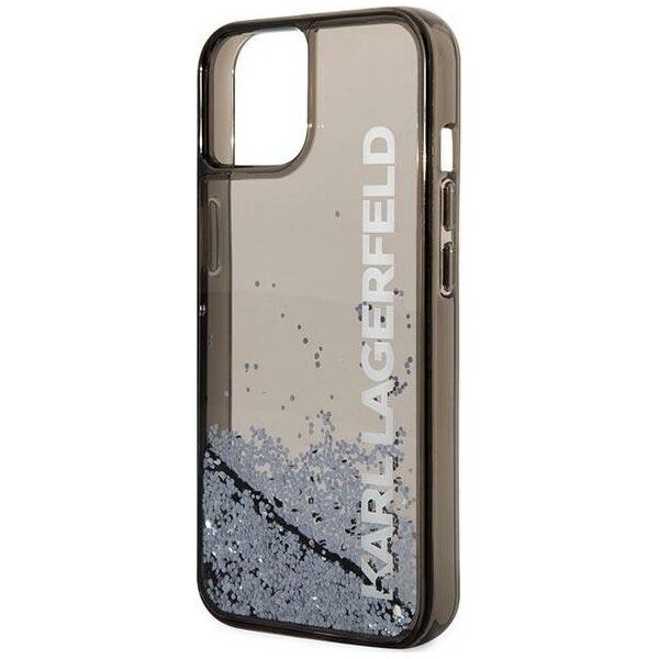 Karl Lagerfeld Etui Karl Lagerfeld KLHCP14SLCKVK Apple iPhone 14 czarny/black hardcase Liquid Glitter Elong