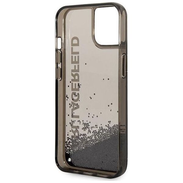 Karl Lagerfeld Etui Karl Lagerfeld KLHCP14SLCKVK Apple iPhone 14 czarny/black hardcase Liquid Glitter Elong