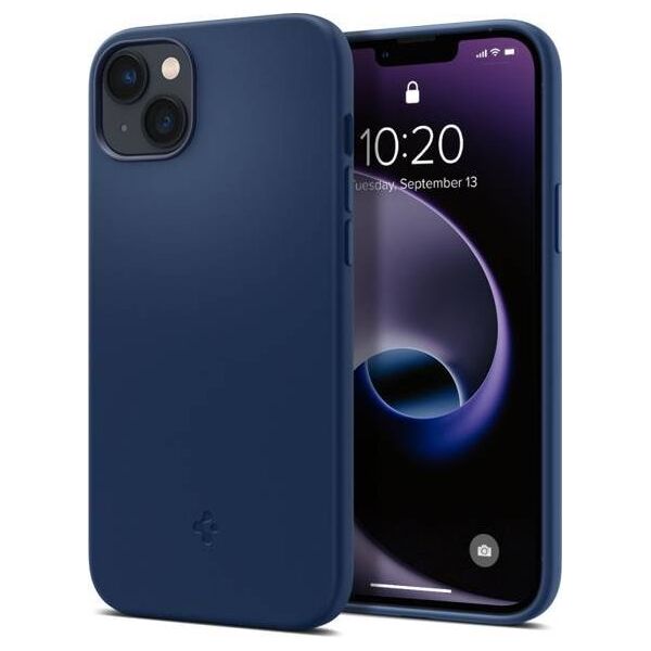 Spigen Etui Spigen Silicone Fit Mag MagSafe Apple iPhone 14 Plus Navy Blue