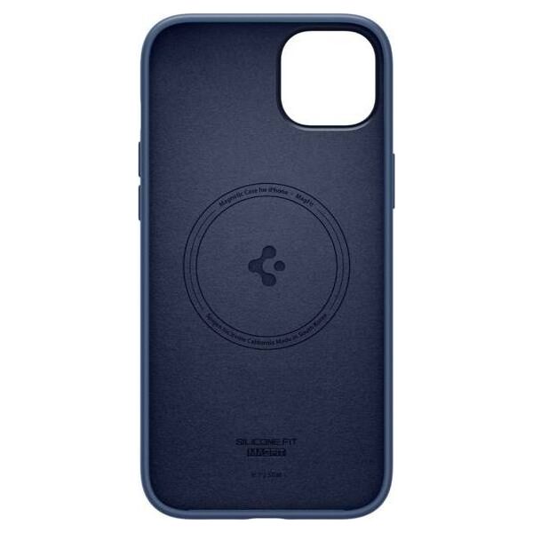 Spigen Etui Spigen Silicone Fit Mag MagSafe Apple iPhone 14 Plus Navy Blue