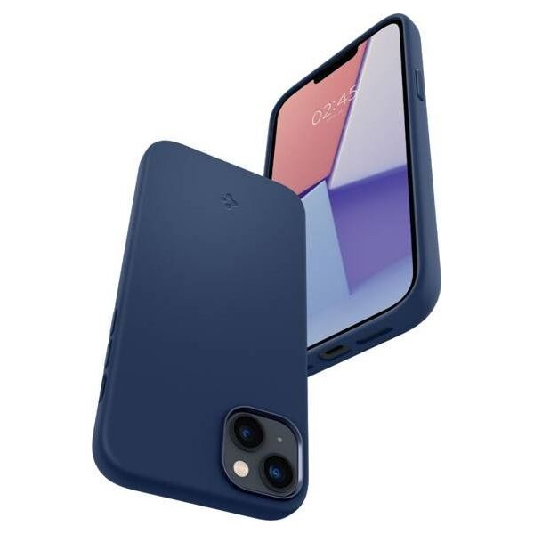 Spigen Etui Spigen Silicone Fit Mag MagSafe Apple iPhone 14 Plus Navy Blue