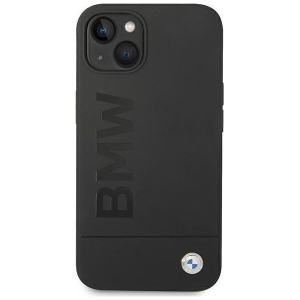 BMW Etui BMW BMHMP14MSLBLBK iPhone 14 Plus 6,7" czarny/black hardcase Silicone Signature Logo Magsafe