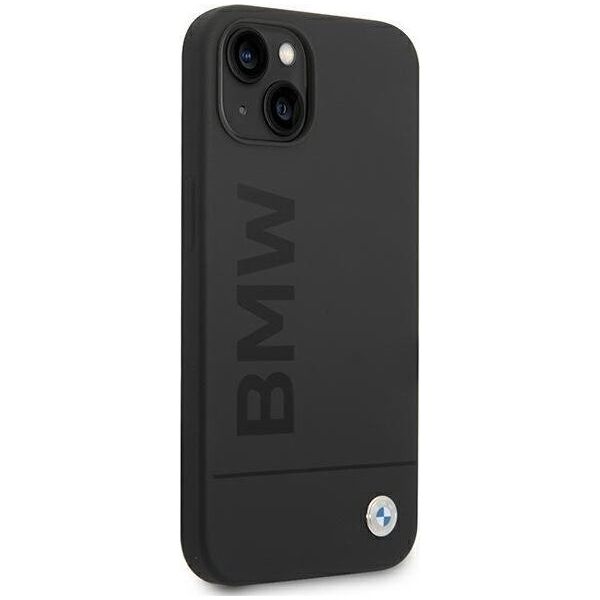 BMW Etui BMW BMHMP14MSLBLBK iPhone 14 Plus 6,7" czarny/black hardcase Silicone Signature Logo Magsafe