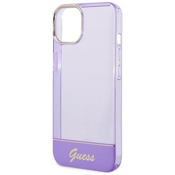 Guess Etui Guess GUHCP14MHGCOU Apple iPhone 14 Plus fioletowy/purple hardcase Translucent