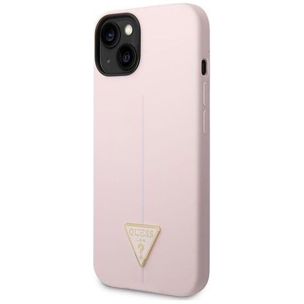 Guess Etui Guess GUHCP14MSLTGU Apple iPhone 14 Plus fioletowy/purple hardcase Silicone Triangle