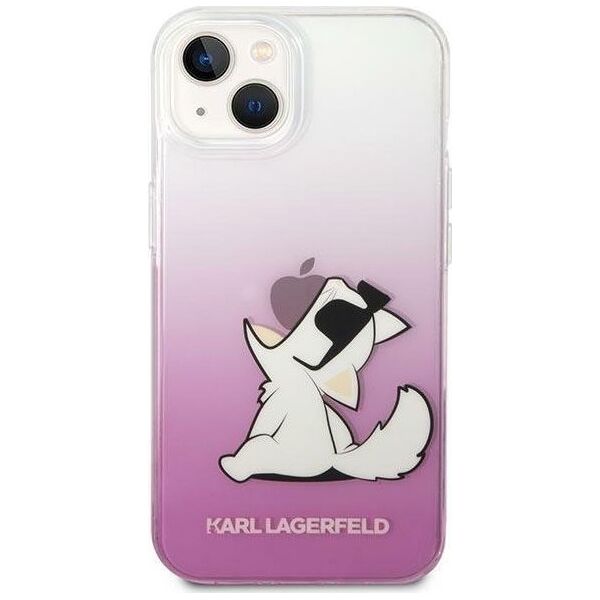 Karl Lagerfeld Etui Karl Lagerfeld KLHCP14MCFNRCPI Apple iPhone 14 Plus hardcase różowy/pink Choupette Fun