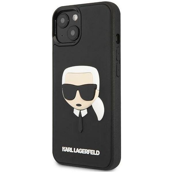 Karl Lagerfeld Etui Karl Lagerfeld KLHCP14MKH3DBK Apple iPhone 14 Plus czarny/black hardcase 3D Rubber Karl`s Head