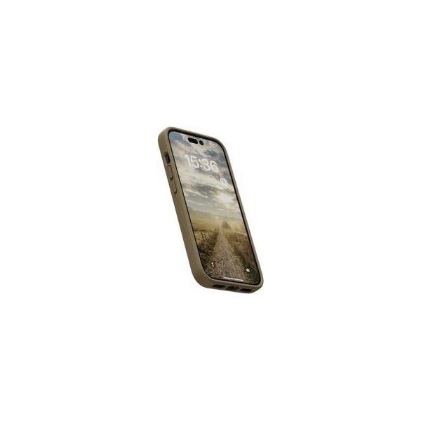 Njord by Elements Etui zamszowe do iPhone 14 Pro Max Camel Comfort+