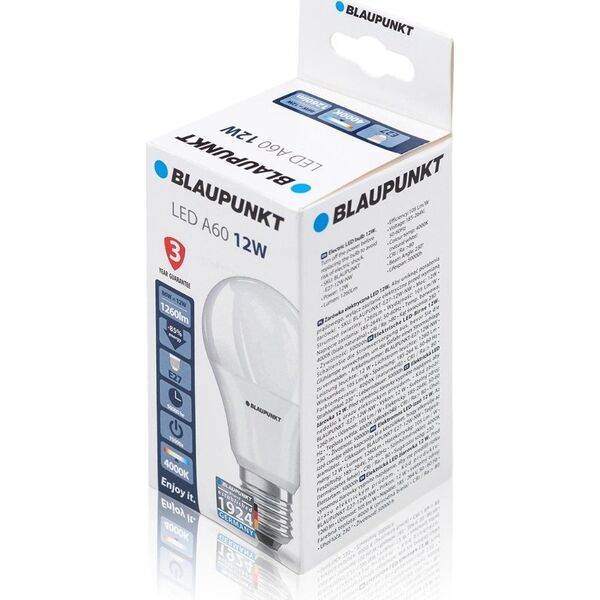 Blaupunkt Zestaw 4 sztuk - Blaupunkt Żarówki LED E27 12W NW