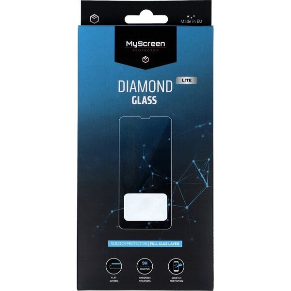 MyScreen Protector Apple iPhone 14 6.1" - Szkło hartowane na płaską część ekranu DIAMOND GLASS LITE