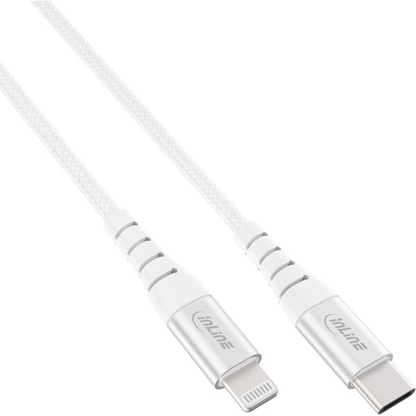 Kabel USB InLine USB-C - Lightning 2 m Srebrny (31460C)